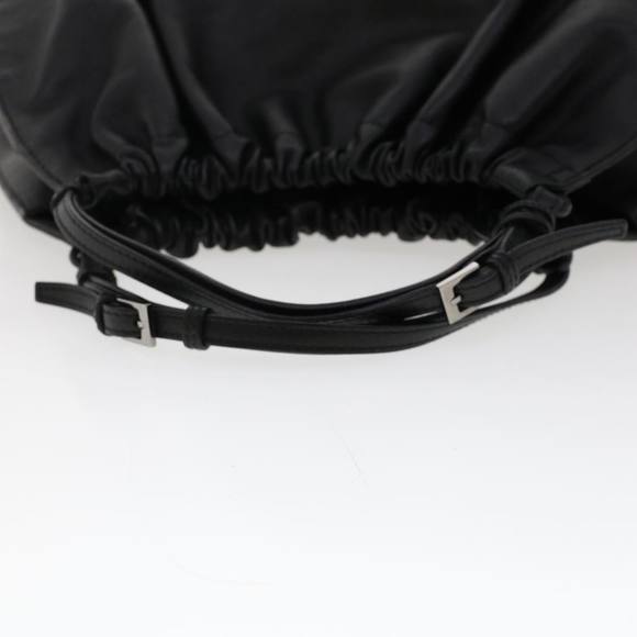 GUCCI Hand Bag Leather Black 76554 Auth bs6473 - Picture 7 of 16